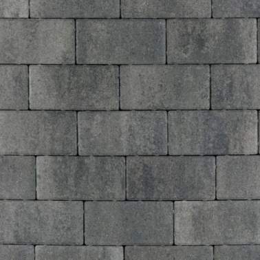 Betonklinker patio 21x10,5x8cm nero/grey