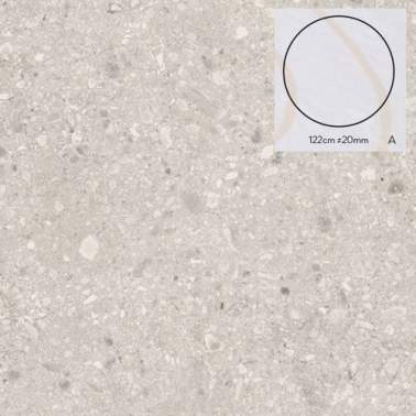 Staptegel keramiek Stone C 122x2cm model a rond