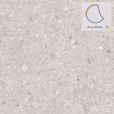 Staptegel keramiek Stone C 61x2cm model b rond