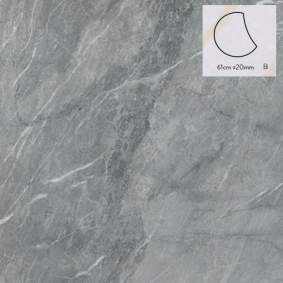 Staptegel keramiek Stone G 61x2cm model b rond