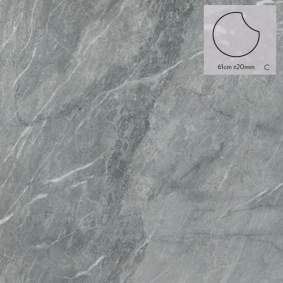 Staptegel keramiek Stone G 61x2cm model c rond