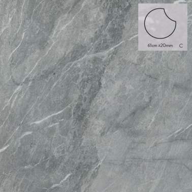 Staptegel keramiek Stone G 61x2cm model c rond