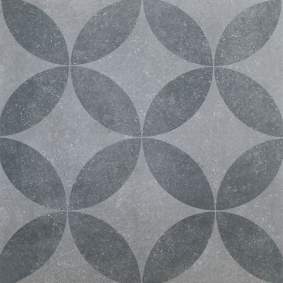 Blue label 100x100x2 cm Grey Decor