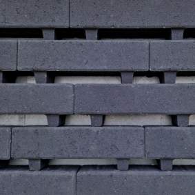 Waterpasserende longstone waterwijs 31,5x10,5x7cm antraciet