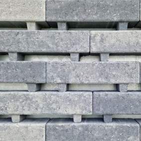 Waterpasserende longstone waterwijs 31,5x10,5x7cm grijs zwart