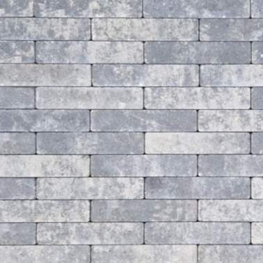 Strak waalformaat XL 25x5x7 cm grijs zwart