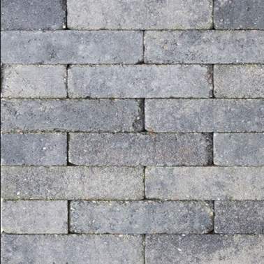 Stonique trommel dikformaat XL 28x7x8cm grijs zwart