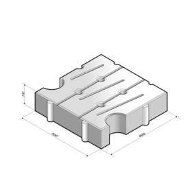 Dynaflex Waterwijs 40x40x10cm grijs
