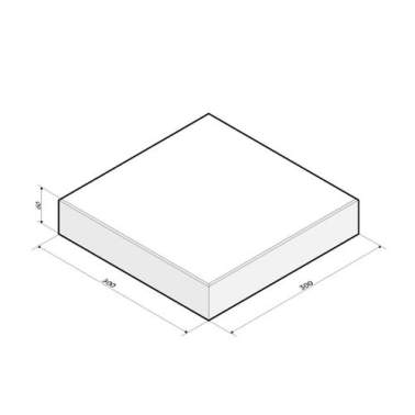 Betontegels 30x30x4,5cm wit