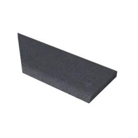 Schellevis Oudhollands Zwembandrand Hoek Links 100/60x40x5cm Carbon