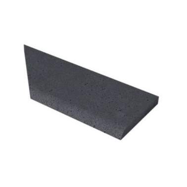 Schellevis Oudhollands Zwembandrand Hoek Rechts 100/60x40x5cm Carbon