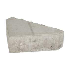 Ecotop Base Bisschopsmuts 29,5x5x19,5x8 cm normaal facet grijs met schijnvoeg bss KOMO PL2
