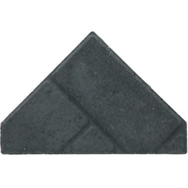 Ecotop Premium Bisschopsmuts 29,5x5x19,5x8 cm normaal facet antraciet met schijnvoeg bss KOMO P2