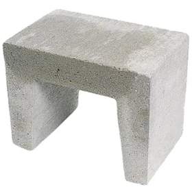 U-element 40x50x40cm grijs