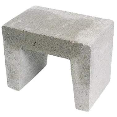 U-element 40x50x40cm grijs