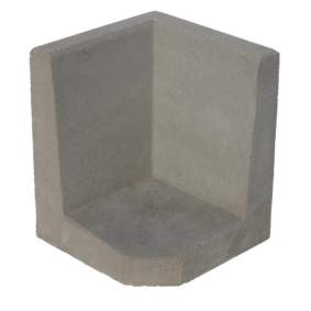 L-element hoek grijs 50x40x40cm