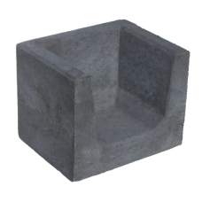 U-element hoek 40x50x40cm antraciet