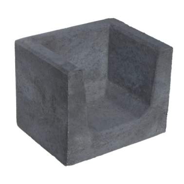 U-element hoek 40x50x40cm antraciet