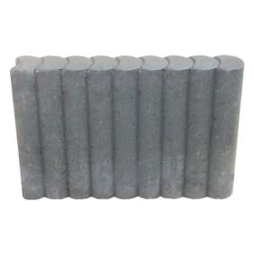 Rondoband Tuinvisie Ø8x50x50cm grijs