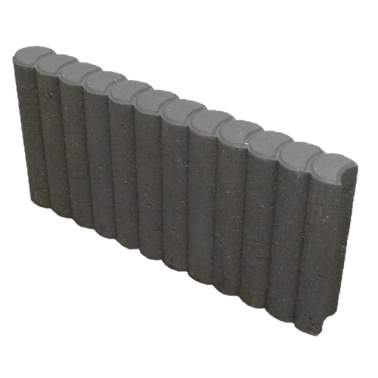 Rondoband Tuinvisie Ø6x25x50cm antraciet