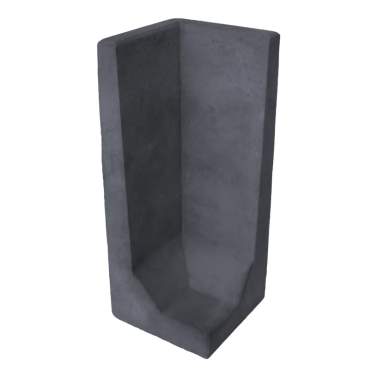 L-element hoek antraciet 100x40x40cm