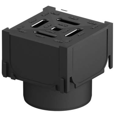 ACO Hexaline goot hoekelement zwart