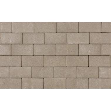 Basicstone BSS 21x10,5x8 cm normaal facet elleboogverband grijs KOMO