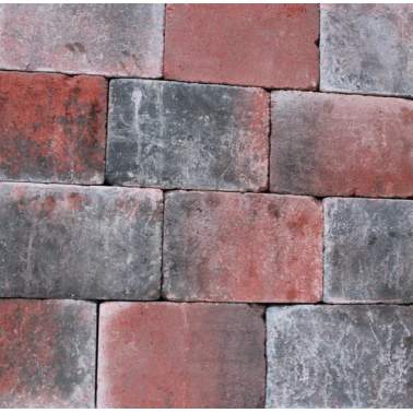 Tambour 20x30x6 cm Rood/Zwart