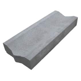 Molgootelement 40x12,5x100 holling is 26/4 grijs