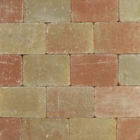 Metro trommelsteen 20x30x6 cm Terrageel