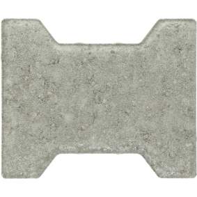 Basicstone H-verbandsteen 20x16,4/11,7x8 normaal facet grijs 1000 KOMO PL1