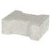 Basicstone H-verbandsteen 20x16,4/11,7x8 normaal facet grijs 1000 KOMO PL1