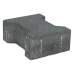 Ecotop Base H-verbandsteen 20x16,4/11,7x8 cm normaal facet antraciet KOMO PL2