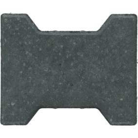 Ecotop Base H-verbandsteen 20x16,4/11,7x8 cm normaal facet antraciet KOMO PL2