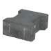 Ecotop Base H-verbandsteen 20x16,4/11,7x8 cm normaal facet antraciet KOMO PL2