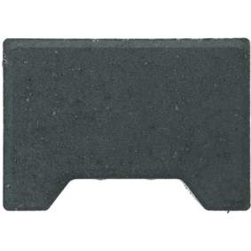 Ecotop Base H-verbandsteen 20x16,4/11,7x8cm vlak antraciet KOMO PL2