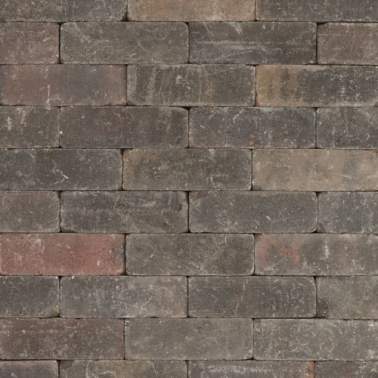 Metro trommelsteen 21x7x7 cm Brons genuanceerd