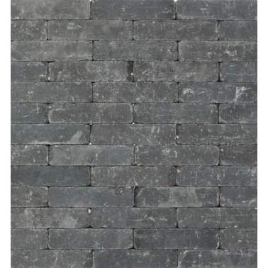 Metro trommelsteen 20x5x7 cm Antraciet