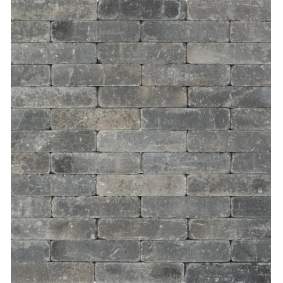 Metro trommelsteen 20x5x7 cm Grijs/Zwart genuanceerd