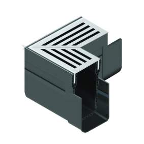 ACO Slim-line goot aluminium hoekelement