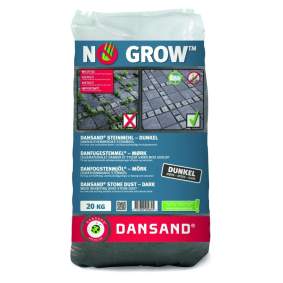 Zak dansand no grow Stone Dust onkruidwerend voegzand dark 20 kg