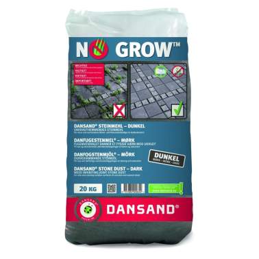Zak dansand no grow Stone Dust onkruidwerend voegzand dark 20 kg