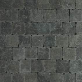 Metro trommelsteen 15x15x6 cm S Antraciet