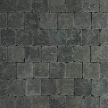 Metro trommelsteen 15x15x6 cm S Antraciet