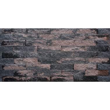 Wallblock Split 10x10x40cm Brons