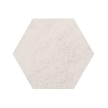 Staptegel Hexagons Ø60x52x2cm Quarzite Bianca