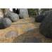 Staptegel Flex Stones Ø42x36x2cm Holz Marrone