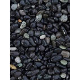 Minibag beach pebbles antraciet 5-8mm 0,5m3