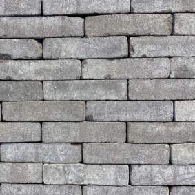 Gebakken stenen Rustiek dikformaat 20x6,5x6 cm Antraton