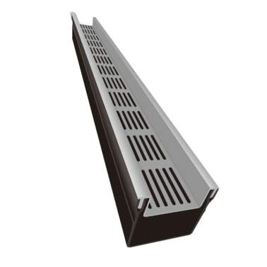 Top Stone lijngoot grijs 10x10x100cm